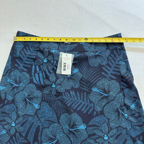 RipSkirt Hawaii Wrap Skirt Style 201 Maui Moonlight Size L Blue Hibiscus NWT - Picture 7 of 9